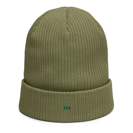The 100% Organic ribbed beanie